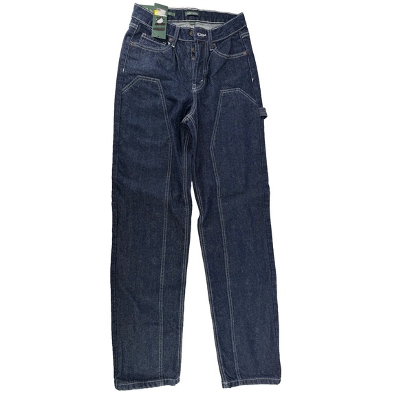 wild fable Denim - High Rise Straight Leg Carpenter Jeans Wm's 00/32 EasyRigid Workwear Buttonfly